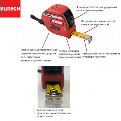 Рулетка ELITECH 310301