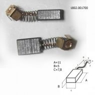  Щетки графитовые ELITECH 1802.001700 173324, фото 1 
