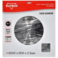  Диск пильный ELITECH 1820.054600 187773, фото 1 