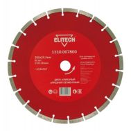  Диск алмазный сегментированный ELITECH 1110.007800, фото 1 