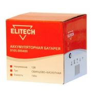  Аккумулятор ELITECH 0105.000400 179733, фото 1 