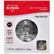  Диск пильный ELITECH 1820.052700 187754, фото 1 