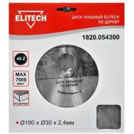  Диск пильный ELITECH 1820.054300, фото 1 
