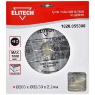  Диск пильный ELITECH 1820.055300 187780, фото 1 