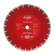  Диск алмазный сегментированный ELITECH 1110.007300, фото 1 