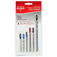 Набор пилок для лобзика ELITECH 1820.086900, фото 1 