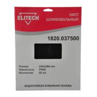  Лист шлифовальный ELITECH	1820.037500, фото 1 
