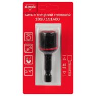  Бита торцевая головка ударная ELITECH 1820.151400, фото 1 