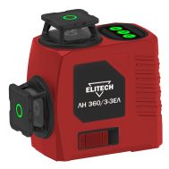  Нивелир лазерный зеленый ELITECH Стандарт ЛН 360-3-ЗЕЛ, фото 1 