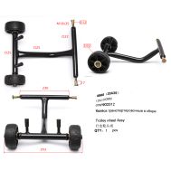  Колёса транспортировочные в сборе. CNP80D012.  ПВТ 90БВЛ,  ПВТ 120БВЛ Elitech 1202.000860 187467, фото 1 
