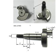  Коленвал консольный D8х12, М8-мелкая, 8440-981101-0000000. Т 700 Elitech 0802.107800 165152, фото 1 