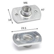  Гайка M6 специальная S07*00695 К 5500L К 6500L   Elitech 0803.090450 191544, фото 1 