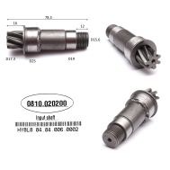  Вал редуктора входной, М16. HY201305003. БМ 52.70В Elitech 0810.020200 177841, фото 1 