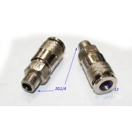  Соединение Рапид -клапан быстроразъёмное воздушный R1/4"-d13 AC 300 24(W0503.001.00) Elitech 0701.014800 160245, фото 1 