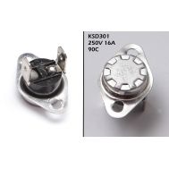  Термостат KSD 301. 250В, 16A, 90°C, FBVL. ТП 10.15.20.30.50.70ГБ (СМ. 1403.013800) Elitech 1402.021800 180361, фото 1 