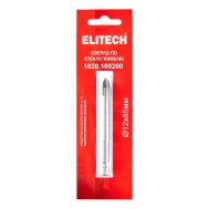  Сверло для стекла/кафеля ELITECH 1820.105200 O12x85мм 193829, фото 1 