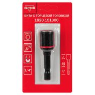  Бита торцевая головка ударная ELITECH 1820.151300 204272, фото 1 