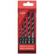  Набор сверл по бетону/кирпичу ELITECH 1820.049400 187606, фото 1 