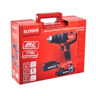  Аккумуляторная ударная дрель-шуруповерт бесщеточная ELITECH ДА 21УБЛ2 (E2201.048.01) 205682, фото 1 