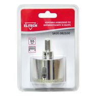  Коронка алмазная по керамограниту ELITECH 1820.082100 189224, фото 1 