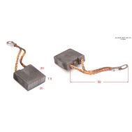  Щетки комплект 2шт. AG 2523E (E2213.051.00) аналог 1820.180200 Elitech 1805.113500 208244, фото 1 