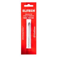  Сверло для стекла/кафеля ELITECH 1820.105100 O10x85мм 193828, фото 1 