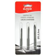  Сверло для стекла/кафеля ELITECH 1820.049500 187607, фото 1 