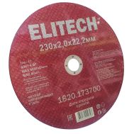  Диск отрезной 230х2,0 сталь ELITECH 1820.173700 205572, фото 1 