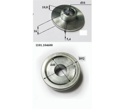  Шайба фланцевая диска внутренняя. JA-72558E-088. СР 1825Р Elitech 1101.104600 191180, фото 1 