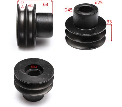  Шкив большой STG11(13)70(10)AE-02-04-10 СМ 14 Э Elitech 1500.109800 178600, фото 1 