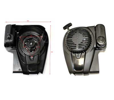  Ручной стартер в сборе (с бензобаком)  К 4500L (E1601.006.00) Elitech 0803.141400 203746, фото 1 