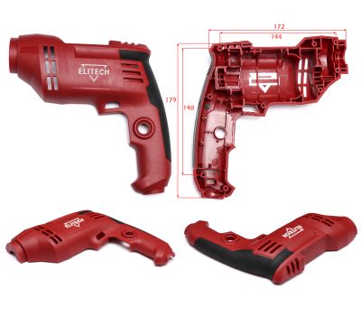  Корпус, левая половина LD108-28 Д580РЭ Е2201.003.00 Elitech 1802.015251 194405, фото 1 