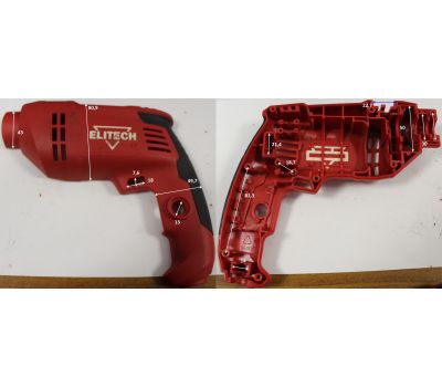  Корпус левая половина  ,LD215B-020 Elitech 1803.025300 176346, фото 1 