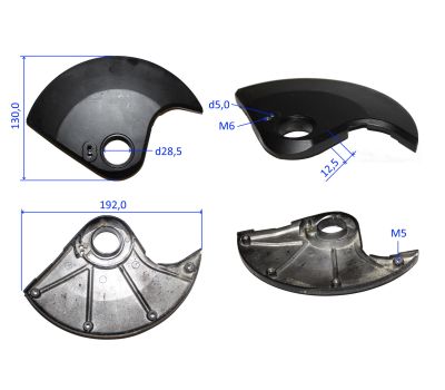 Кронштейн подвижного кожуха Elitech 1105.080500 183162, фото 1 