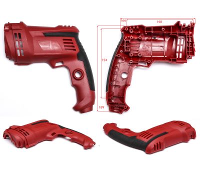  Корпус левая половина LD207C-026 ДУ 650 РЭ ДУ850РЭ Elitech 1803.030500 194387, фото 1 