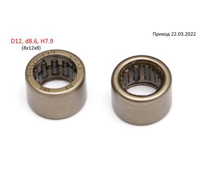 Подшипник 8х12х8 игольчатый, F-562553-PT. 2120080. МШУ 0812 Elitech 1805.036100 196896, фото 1 