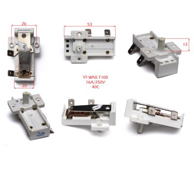  Термостат YT-WNS T100/KST 16A. 250В, 16А, 0-100°C, регул. СМ. 1401.055200 .091200 .066110 .090110 Elitech 1401.066100 176561, фото 1 