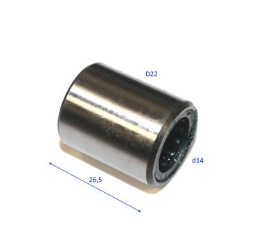  Игольчатый подшипник 14х22х26,5 П 1552ЭМ HD Elitech 1804.140750 201666, фото 1 