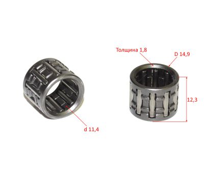  Подшипник  игольчатый  БП 52/18 Prof Elitech 0801.115000 203527, фото 1 