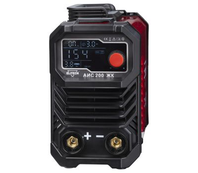  Сварочный инвертор ММА ELITECH АИС 200 ЖК 204745, фото 3 