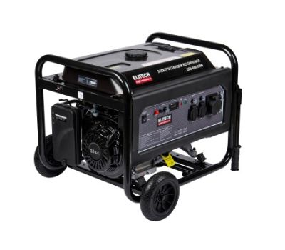 Бензогенератор однофазный ELITECH HD GES 6500RW 204667, фото 2 