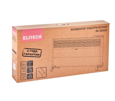  Электрический конвектор ELITECH ЭК 2000Э 209202, фото 11 
