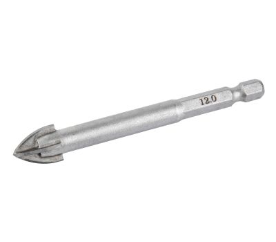  Сверло для стекла/кафеля ELITECH 1820.105200 O12x85мм 193829, фото 3 