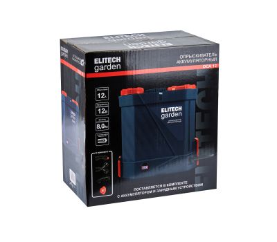  Опрыскиватель аккумуляторный ELITECH GARDEN ОСА 12 210637, фото 15 