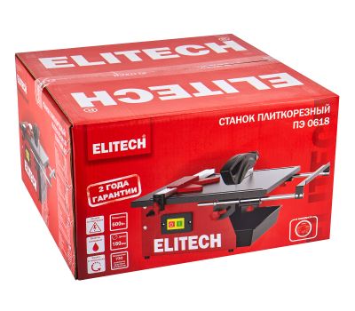  Плиткорез ELITECH Стандарт ПЭ 0618 (E2008.008.00) 207394, фото 11 