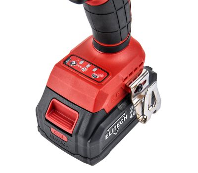  Аккумуляторная ударная дрель-шуруповерт бесщеточная ELITECH ДА 21УБЛ2 (E2201.048.02) 205683, фото 7 