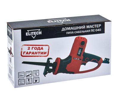  Пила сабельная ELITECH ДМ ПС 040 (E2206.018.00) 204027, фото 9 