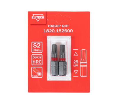  Набор бит ELITECH 1820.152600 204285, фото 1 