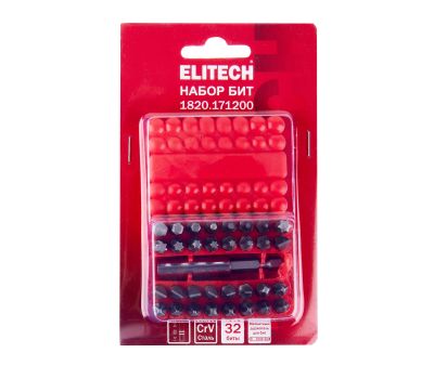  Набор кованных бит ELITECH 1820.171200 205069, фото 1 