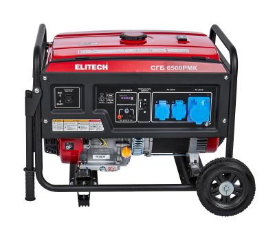  Генератор бензиновый ELITECH Стандарт СГБ 6500РМК 205551, фото 1 